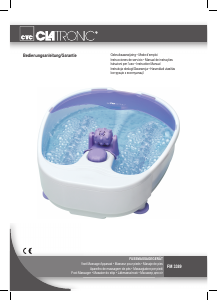 Manual de uso Clatronic FM 3389 Baño de pie