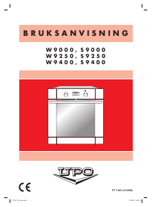 Bruksanvisning UPO S9250 Ugn