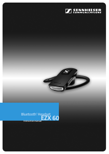 Manual Sennheiser EZX 60 Headset