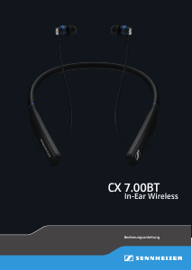 Bedienungsanleitung Sennheiser CX 7.00BT Kopfhörer