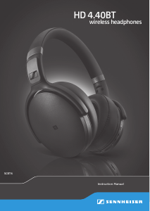 Manual Sennheiser HD 4.40BT Headphone