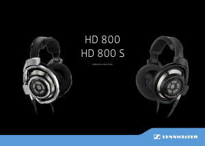 Handleiding Sennheiser HD 800 Koptelefoon