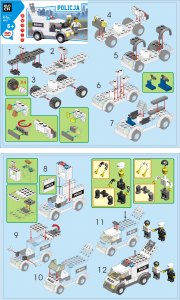 Handleiding Blocki set KB6732 MyPolice Politieauto