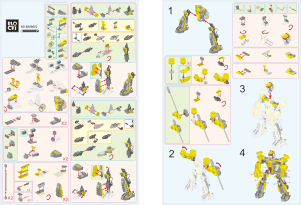 Manual Blocki set KB88002 Fighters Genbu