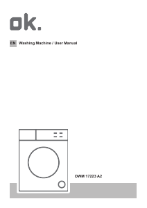 Handleiding OK OWM 17223 A2 Wasmachine