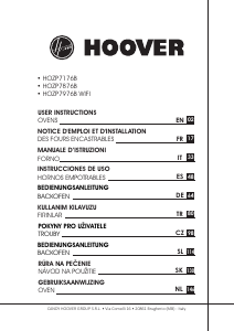 Manual de uso Hoover HOZP7876B Horno