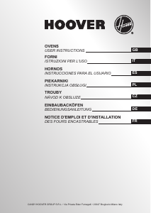 Manual de uso Hoover HOA96VX Horno