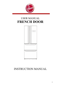 Manual de uso Hoover HMDN 182 EU Frigorífico combinado