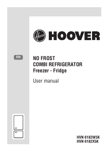 Handleiding Hoover HVN 6182W5K Koel-vries combinatie