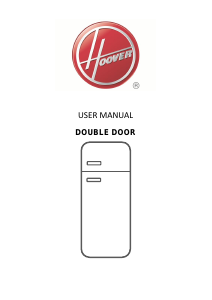Manual Hoover HVRDS 6172RKH Fridge-Freezer