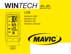 Manual Mavic Wintech USB Cycling Computer