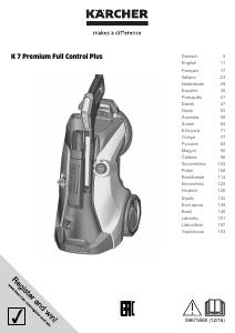 Manuale Kärcher K 7 Premium Full Control Plus Idropulitrice