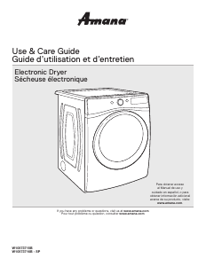 Mode d’emploi Amana NED5800DW Sèche-linge