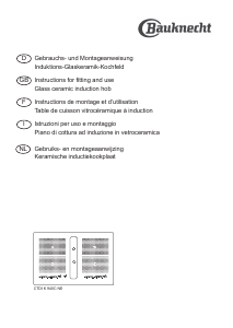 Handleiding Bauknecht CTDI K 940C NE Kookplaat