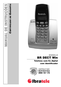 Manual Ibratele BR DECT Win Telefone sem fio