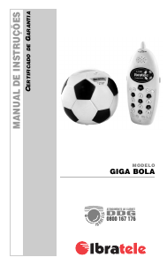 Manual Ibratele Giga Bola Telefone sem fio