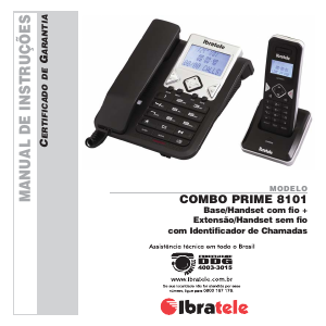 Manual Ibratele Combo Prime 8101 Telefone