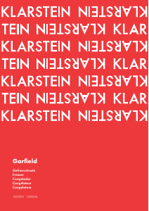 Manuale Klarstein 10033114 Garfield Congelatore