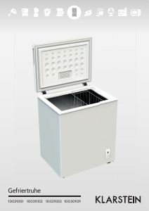 Manual Klarstein 10030929 Freezer