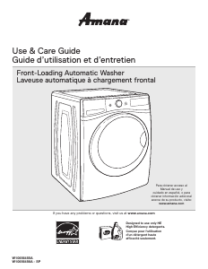 Manual Amana NFW5800DW Washing Machine