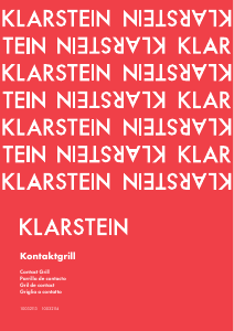 Manual de uso Klarstein 10032114 Grill de contacto