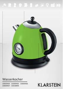 Manual Klarstein 10009464 Kettle