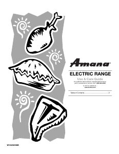 Handleiding Amana AEP222VAW Fornuis