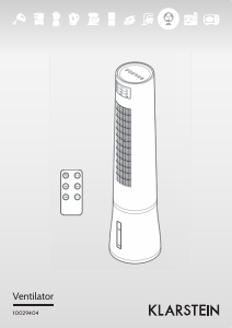 Handleiding Klarstein 10029404 Ventilator