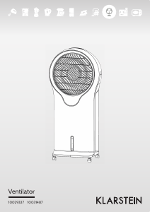 Manuale Klarstein 10031487 Ventilatore