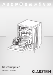 Manual Klarstein 10027045 Dishwasher