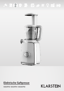 Manual Klarstein 10029714 Juicer