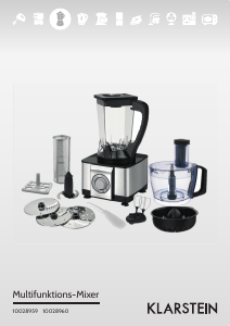 Manual Klarstein 10028960 Food Processor