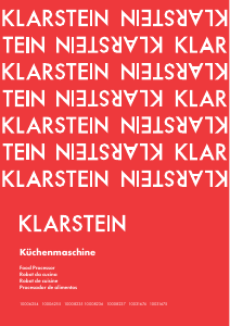 Bedienungsanleitung Klarstein 10031674 Küchenmaschine