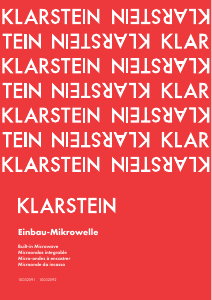 Manual de uso Klarstein 10032592 Microondas