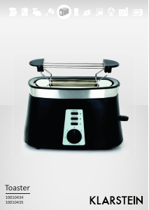 Manual Klarstein 10010434 Toaster