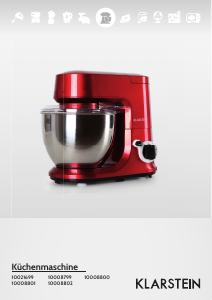 Manual Klarstein 10008802 Stand Mixer