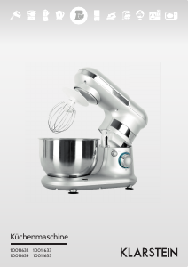 Manual Klarstein 10011632 Stand Mixer