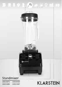 Manual Klarstein 60001591 Blender