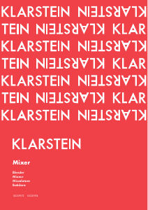 Manual de uso Klarstein 10031974 Batidora