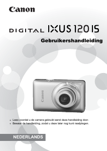 Handleiding Canon IXUS 120 IS Digitale camera