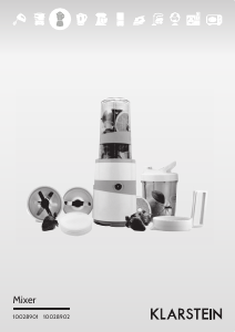 Manual Klarstein 10028901 Blender