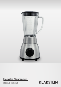 Manual Klarstein 10028562 Blender