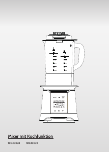 Manuale Klarstein 10030038 Frullatore