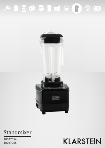 Manual Klarstein 60001599 Blender