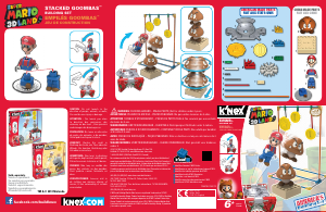 Manual de uso K'nex set 38419 Super Mario Stacked Goombas