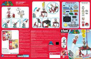 Manual K'nex set 38420 Super Mario Dry Bones