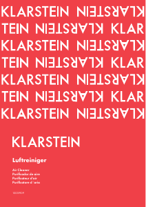 Mode d’emploi Klarstein 10031909 Purificateur d'air