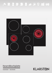 Handleiding Klarstein 10029240 Kookplaat