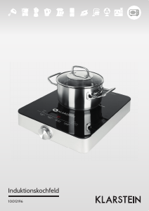 Manual Klarstein 10012196 Hob