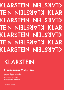 Handleiding Klarstein 10032947 Mister Eco Stofzuiger